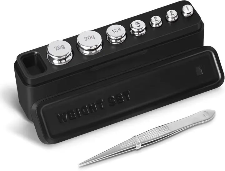 Fuzion 7-Piece Calibration Weight Set — 60 g M1 Stainless Steel Kit